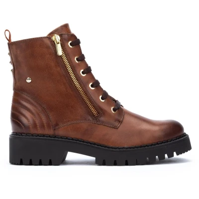 Afbeelding van Pikolinos Aviles W6P Veterboots, Dames, Maat: 36, Cuero Leer