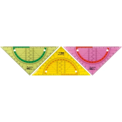 Afbeelding van Aristo geodriehoek GEOflex 14cm flexibel neonkleur AR 23009