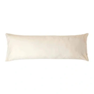 Afbeelding van Homescapes zijslaper kussensloop crème vanille 50 x 140 cm, Egyptisch katoen, draaddichtheid 200