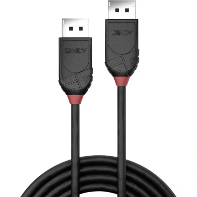 Afbeelding van LINDY 36490 DisplayPort kabel Aansluitkabel stekker, stekker 0.50 m Zwart