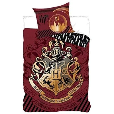 Afbeelding van Dekbedovertrek Harry Potter Hogwarts (140cm x 200cm) single