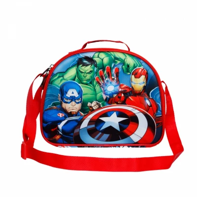 Afbeelding van Avengers jongens lunchtas schoudertas rood