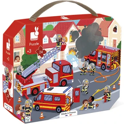 Afbeelding van Janod puzzel de brandweer 24st