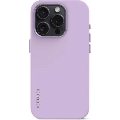 Afbeelding van Decoded Silicone Backcover Apple iPhone 15 Pro Max Digital Lavender