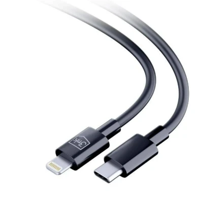 Afbeelding van 3MK 5903108541206 USB oplaadkabel Zwart