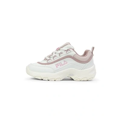 Afbeelding van FILA Strada Logo Kids sneakers voor meisjes, Wit Paars Krijt Marshmallow, 29 EU