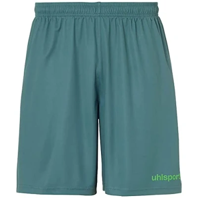 Afbeelding van Uhlsport Center Basic Short Heren Donkergroen / Fluo Groen Maat: S