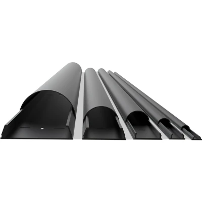 Afbeelding van Multibrackets Aluminium kabelgoot 18x1100mm Universal Cable Cover Kleur Zwart