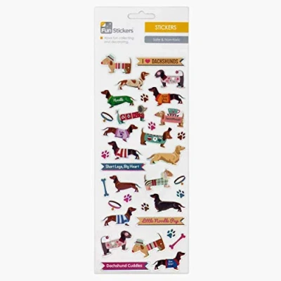Afbeelding van Fun Stickers Dieren Leuke Teckels honden