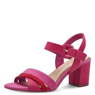 Afbeelding van MARCO TOZZI 2 28323 42 damessandalen met hak, Pink Comb