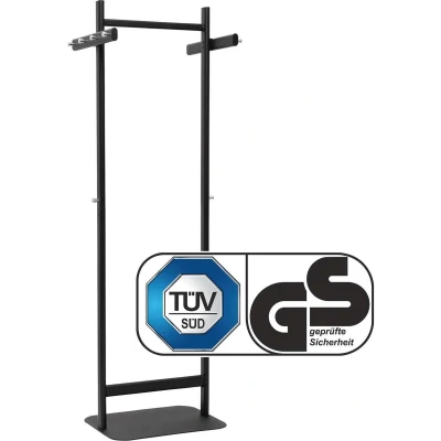 Afbeelding van Maul Kapstok Salsa Metaal, Hoogte 172 Cm, 8 Kledinghaken En Kledingstang, Zwart Ral 9004