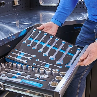 Afbeelding van Ring steeksleutelset 13 delig in &quot;Plus&quot; softmodule