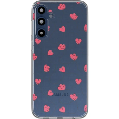 Afbeelding van imoshion hoesje Geschikt voor Samsung Galaxy A16 (5G) Design Dusty Rose Connected Hearts