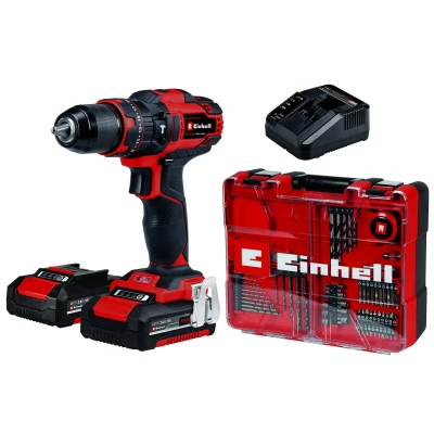 Afbeelding van Einhell TE CD 18/40 Li i +64 (2x2,0Ah) Accu klopboor/schroefmachine 2 snelheden Incl. accus, lader, koffer