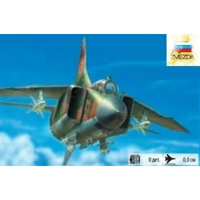 Afbeelding van 1:72 Zvezda 7225 Mikoyan Gurevich MiG 23MF Flogger B Plastic Modelbouwpakket