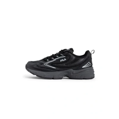 Afbeelding van Fila Actix Sneakers laag, Heren, Maat: 42, Black/silver Imitatieleer/ textiel