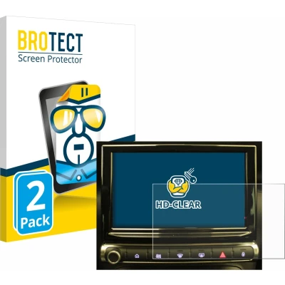 Afbeelding van BROTECT Screenprotector voor Citroen C3 Aircross Infotainment System Folie Beschermfolie transparant (2 Stuks)