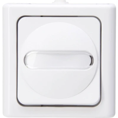 Afbeelding van Kopp 560802003 BlueElectric Compleet Knop spatwaterdicht Arctisch wit 1 stuks