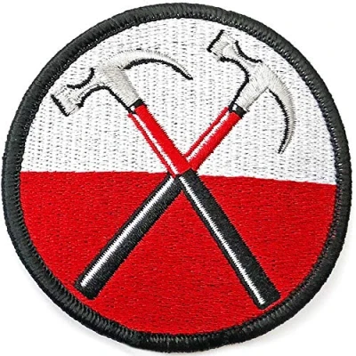 Afbeelding van Pink Floyd The Wall Hammers Circle Patch Multicolours