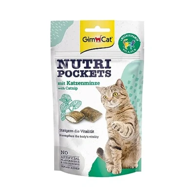 Afbeelding van GimCat Nutri Pockets Multi Vitamin &amp; Kattenkruid 60 gr