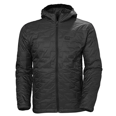 Afbeelding van Helly Hansen Men Lifaloft Hooded Insulator Jacket Black Matte maat M