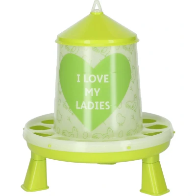 Afbeelding van Kerbl Pluimvee Voertoren Love My Ladies 2,4L / 2kg