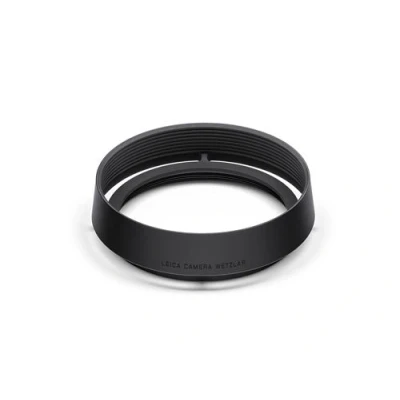 Afbeelding van Leica 19657 Zonnekap Q3, rond, aluminium, zwart geanodiseerde afwerking