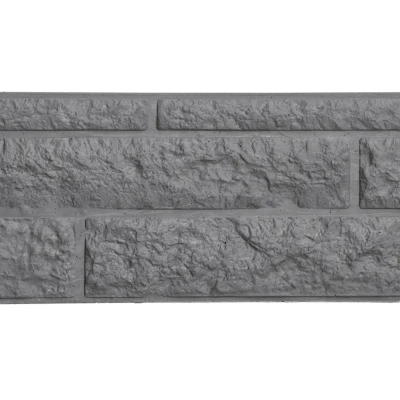 Afbeelding van Betonnen Onderplaat 2 zijdig Leisteenmotief Antraciet 4.8x26x184cm