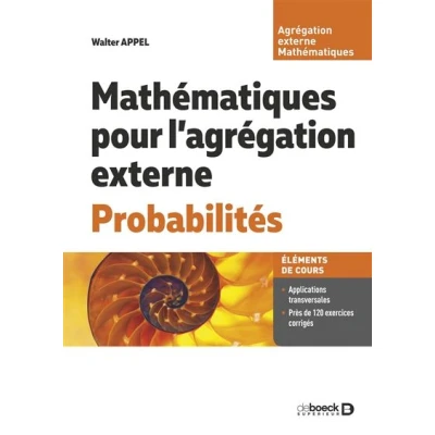 Image de Mathématiques pour l’agrégation externe. Probabilités