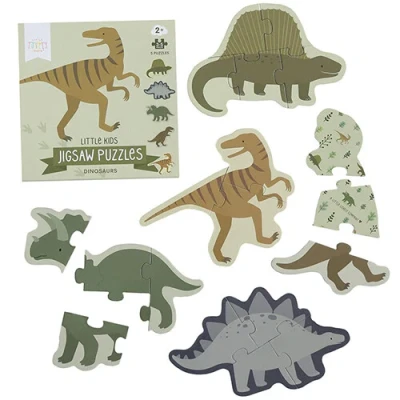 Afbeelding van A little lovely company puzzels dinosaurussen 5st
