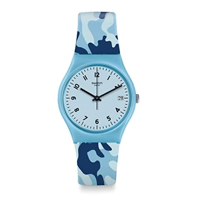 Afbeelding van Swatch Originals horloge Camoublue Blauw