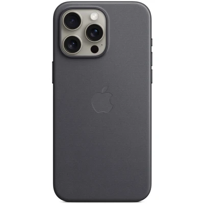 Afbeelding van Apple MagSafe Textiel Back Cover Zwart iPhone 15 Pro Max