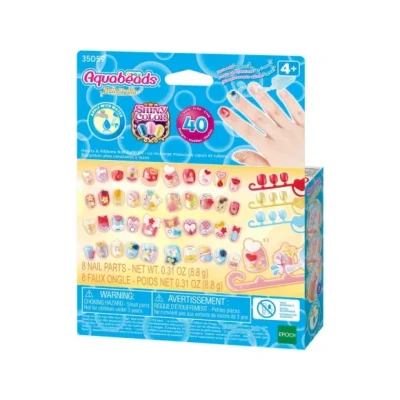 Afbeelding van Aquabeads sprankelende navulling nagelset 40 nagels