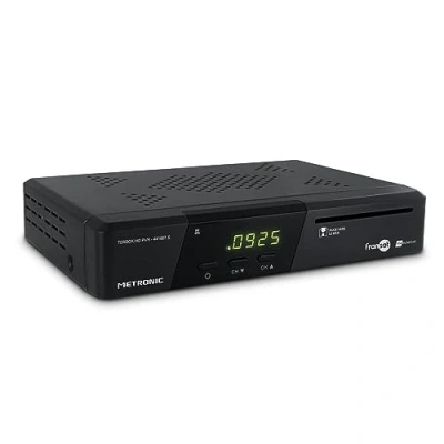 Afbeelding van Metronic TNT/FRANSAT Satelliet Terminal HD PVR READY decoder Gratis TNT Parabool Eutelsat met FRANSAT Kaart TV Recorder Functie 441667