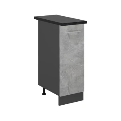 Afbeelding van Vicco Armoire à pharmacie R Line, béton, 30 cm, AP anthracite