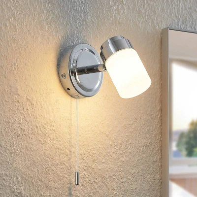 Afbeelding van Lindby Alimari wandlamp, chroom
