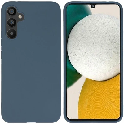Afbeelding van iMoshion Hoesje Geschikt voor Samsung Galaxy A34 (5G) Siliconen Color Backcover Donkerblauw