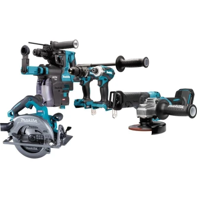 Afbeelding van Makita 40 V Max Combiset Boren, (Slag)Schroeven, Slijpen En Zagen DK0128G601
