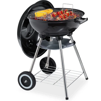 Afbeelding van Relaxdays, Houtskool barbecue, ketelgrill (40 cm)