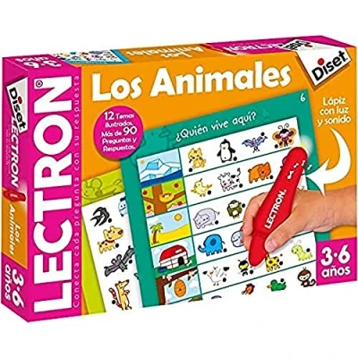 Afbeelding van Educatief Spel Diset The animals Potlood Lichten met geluid (ES)
