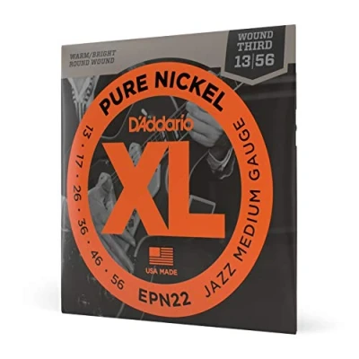 Afbeelding van D&#039;Addario EPN22 13 56 Pure nikkel Jazz Medium Snaren