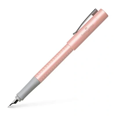 Afbeelding van Faber Castell 140988 Grip Pearl Edition vulpen F roze
