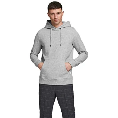 Afbeelding van Jack &amp; Jones Herren Kleding Sweatshirts en Capuchontruien Grijs L