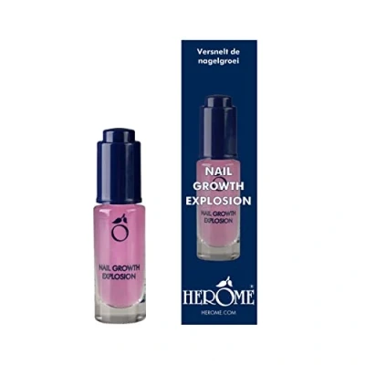 Afbeelding van Herome Nagelserum Nagelgroei Nail Growth Explosion Rijk aan Silicum, Hydrateert de Nagels 7ml
