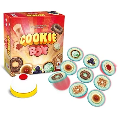 Afbeelding van Asmodee Cookie Box, gezelschapsspel voor het hele gezin, 2 4 spelers, vanaf 6 jaar, Italiaanse editie