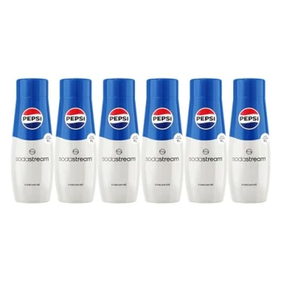 Afbeelding van Sodastream Pepsi concentraat 100% van de originele smaak Met doseersluiting 6 x 440 ml