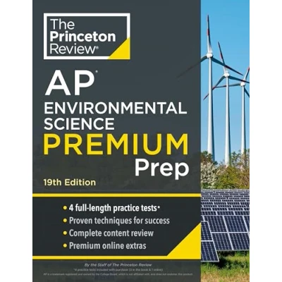 Afbeelding van College Test Preparation Princeton Review AP Environmental Science Premium Prep, 19th Edition