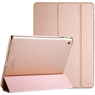 Afbeelding van ProCase Ultradunne en lichte beschermhoes voor iPad 2, 3, 4, met doorschijnende matte achterkant, Smart Cover Apple 4 (oud model) roségoud