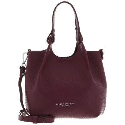 Afbeelding van GIANNI CHIARINI Leren handtas schoudertas Dua Handbag Wine Berry T. Moro (rood)paars