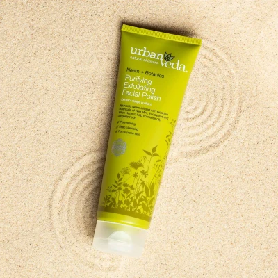 Afbeelding van Urban Veda Purifying Exfoliating Face Scrub Tea Tree Natuurlijke en VEGAN Gezichtsreiniging voor vette huid